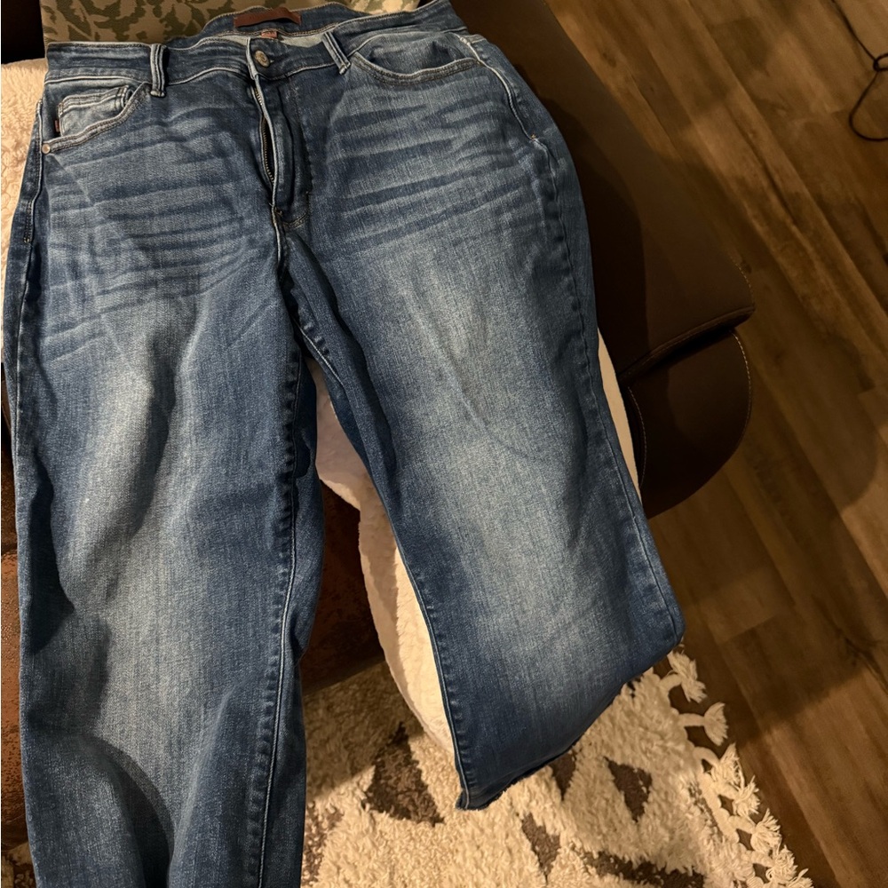 Judy Blue Dad Jean Raw Hem